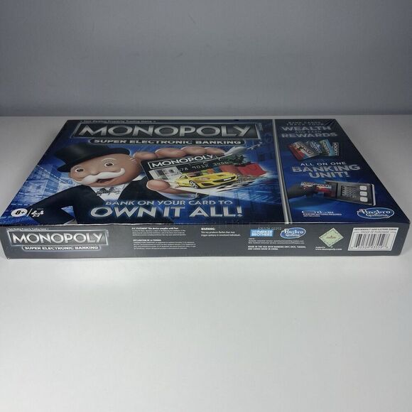 Hasbro Monopoly Super Electronic Banking Board Game - E8978 New & Sealed - Picture 5 of 5